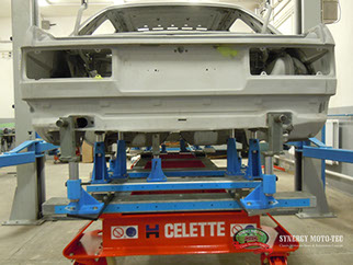 BMW E30 M3 Bodywork Correction on Celette Pulling Bench