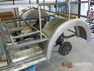 Mercedes W136 170Da Bodywork Manufacturing Body Parts Rear Wheelhouse
